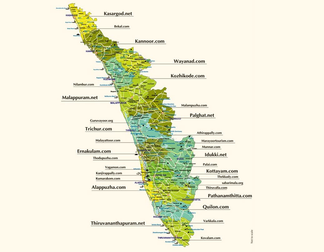 kerala map